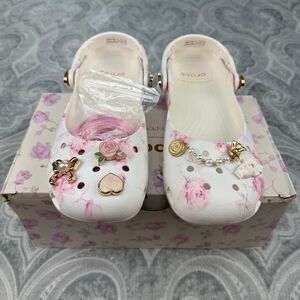 NWT LoveShackFancy x Crocs Classic Ballet Flat